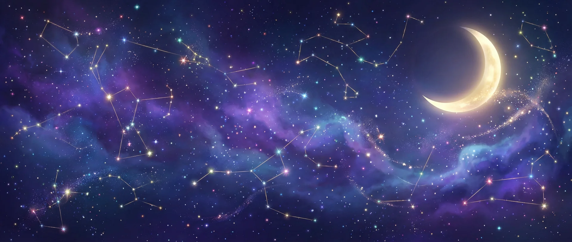 星空背景 - JEALOUSVUE成熟50 | 每日星座运势与塔罗占卜